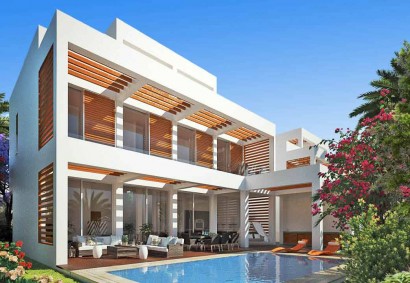 Geroskipou, Paphos Freistehende Villa zum Kaufen | C8689